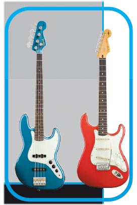 Strat und Bass Biffy Clyro