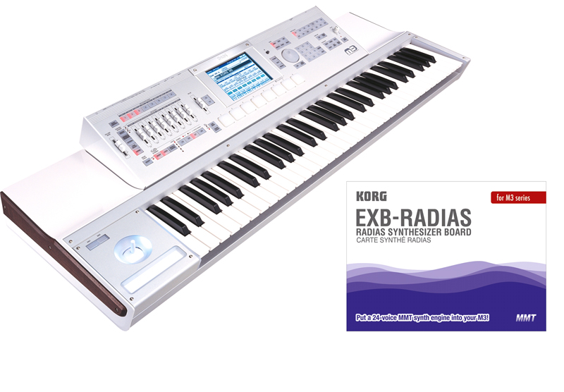 Korg Radias Synthesizer Board gratis zu jedem M3 X-panded