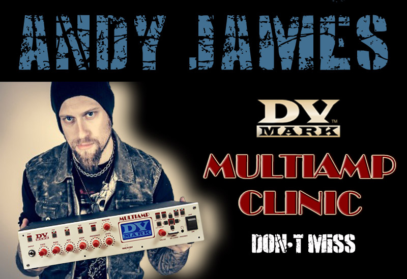 DV MARK Multiamp Clinic mit Andy James 14.09.13 um 14 Uhr