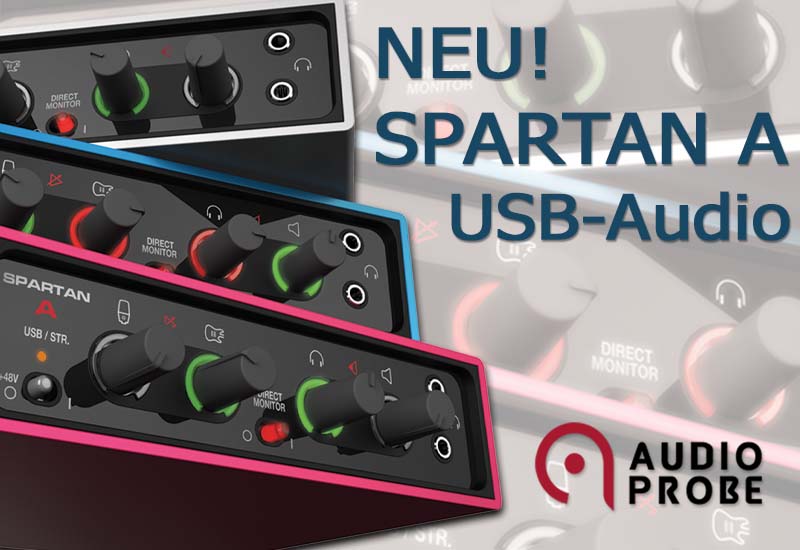 Neu! Audioprobe SPARTAN A USB-Audio Interface