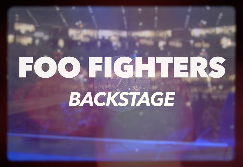 Backstage bei den FOO FIGHTERS in Köln