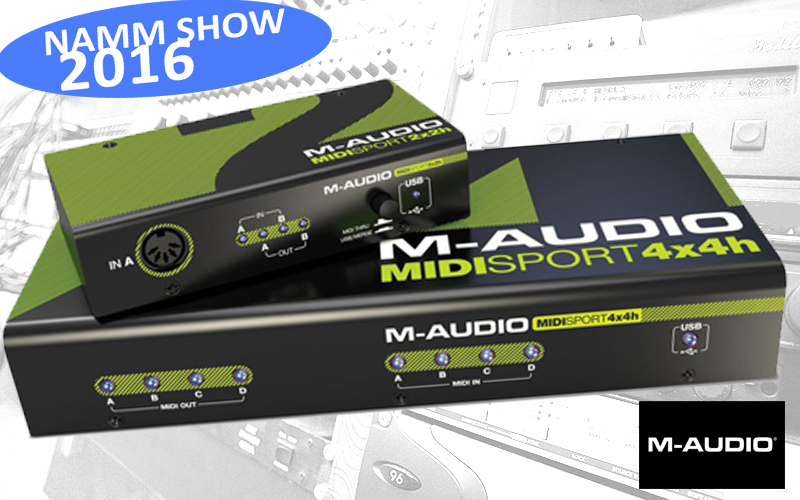 NAMM SHOW 2016: M-Audio stellt neue MIDI / USB HUBS vor!