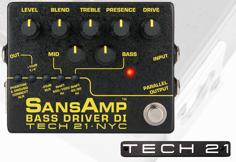 TECH21 SansAmp Bass Driver D.I. V2 – Jetzt im MUSIC STORE Online-Shop!