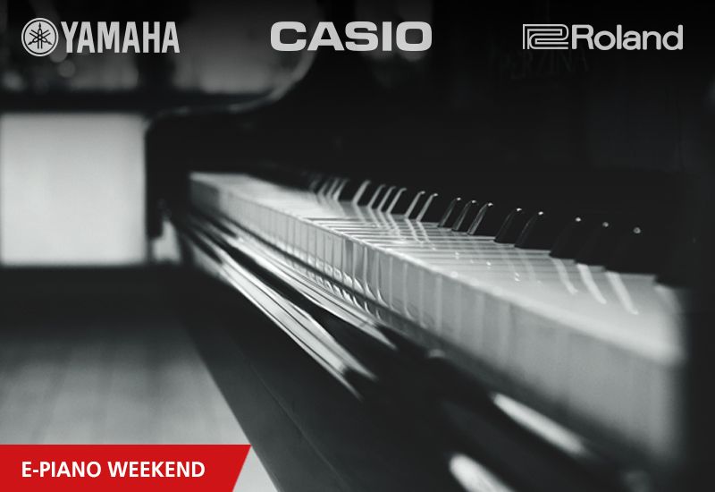 Digitalpiano Weekend mit Casio, Roland & Yamaha