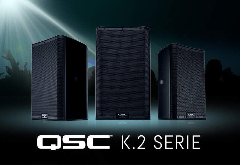 Die neue Aktiv Lautsprecher-Serie von QSC: K.2