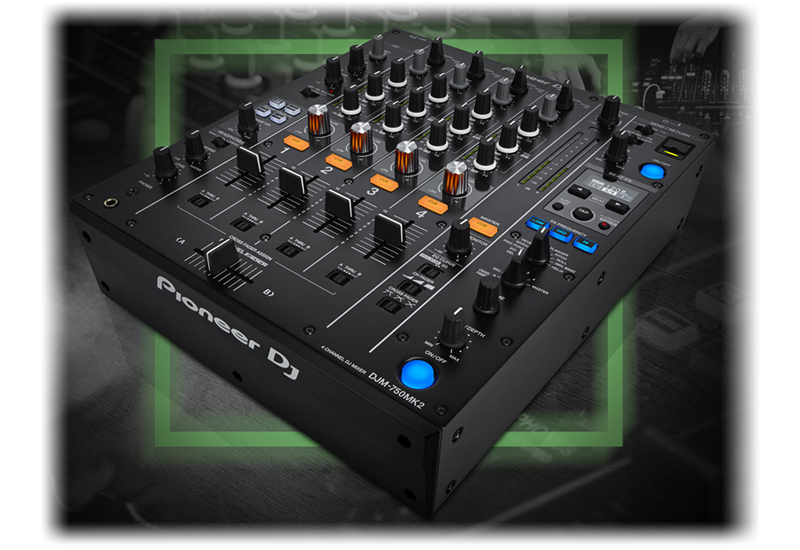 PIONEER DJ präsentiert den DJM-750MK2 4-Kanal-Mixer mit Club-Genen!