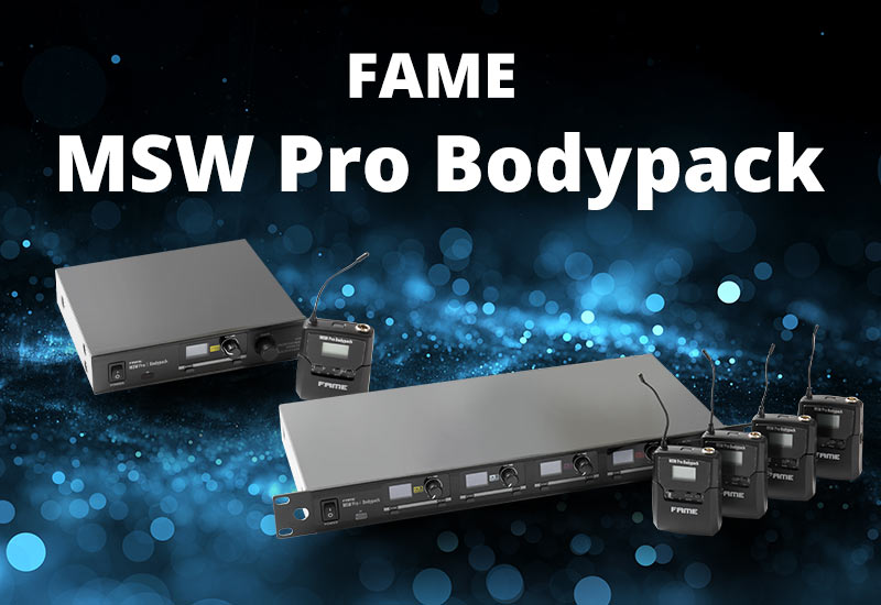 Fame audio – MSW Pro 1/2/4 Bodypack