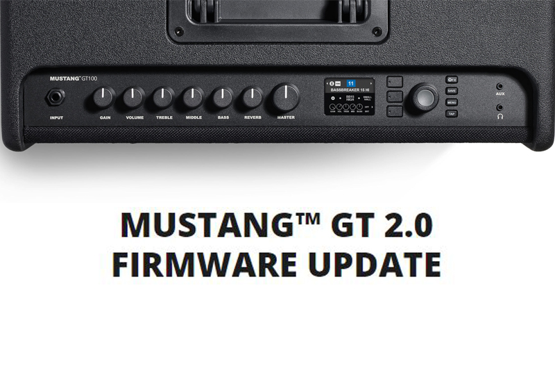 Fender Mustang GT 2.0 Firmware Update veröffentlicht!
