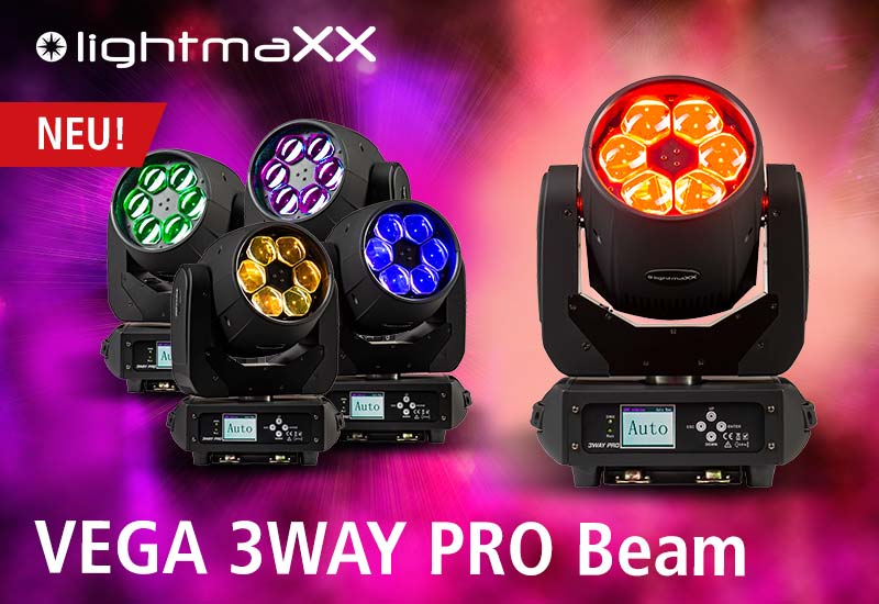 lightmaXX VEGA 3WAY PRO Beam