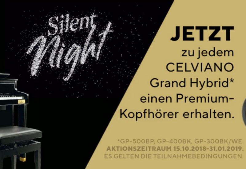 Aktion – Casio Silent Night bis zum 31.01.2019