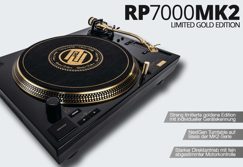 RELOOP präsentiert den RP-7000 MK2 GLD!