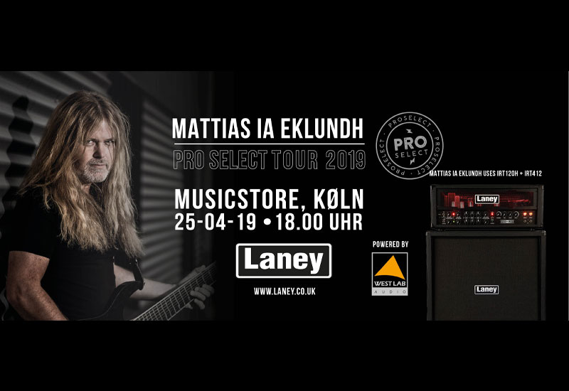 Mattias IA Eklundh Pro Select Tour am 25. 04. 2019 im MUSIC STORE!