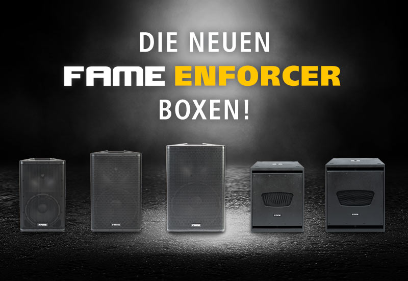Fame Audio Enforcer: die neue Serie aktiver Lautsprecher und Subwoofer