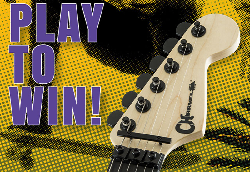 Play to win: Gewinnt eine Charvel-Gitarre im Wert von über 900€!