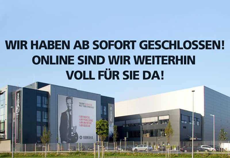 Laden geschlossen, Onlineshop weiterhin verfügbar Laden geschlossen, Onlineshop weiterhin verfügbar