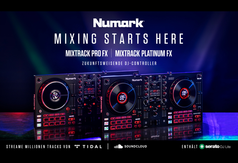 NUMARK präsentiert Mixtrack Platinum FX & Mixtrack Pro FX!