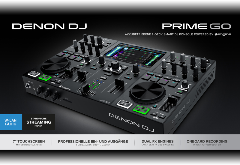 DENON DJ – PRIME GO – Jetzt erhältlich!