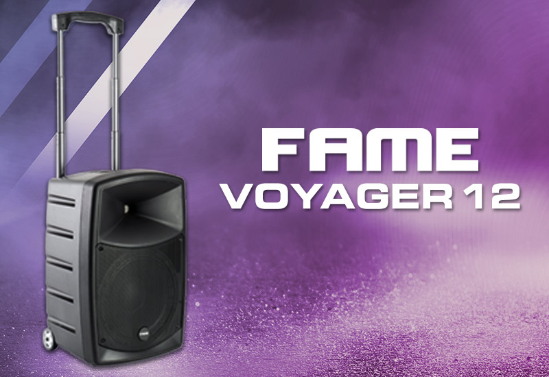 Fame Audio Voyager 12 – akkubetriebenes mobiles Lautsprecher-System