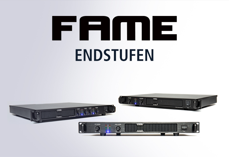 Brandneu: digitale Endstufen Fame MS 2002 D, MS 2004 D und MS 10002 D