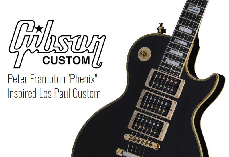 Gibson Peter Frampton „Phenix“ Inspired Les Paul Custom Ebony – Die Rock-Legende kehrt zurück!