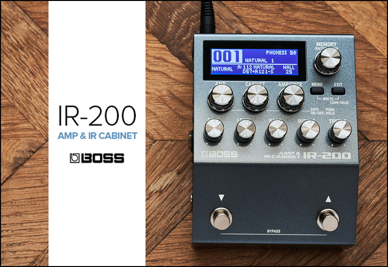 Boss IR-200 Amp & IR Cabinet – Praktisches Klangwerkzeug für Bühne und Studio