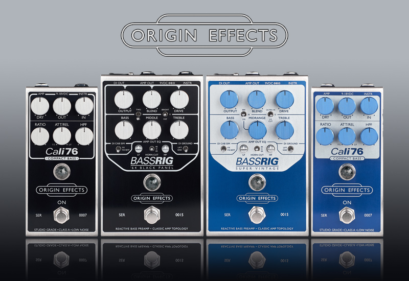 Origin Effects – BassRIG und Cali76 Compact Bass SE