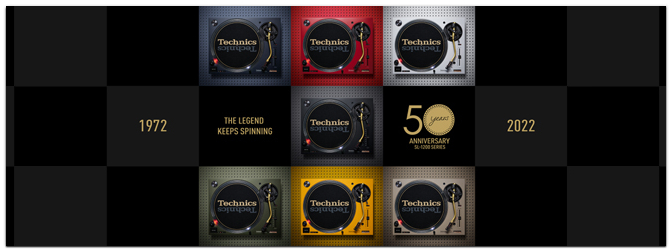 Technics 1200M7L – „50 Years Anniversary“ Limited Edition