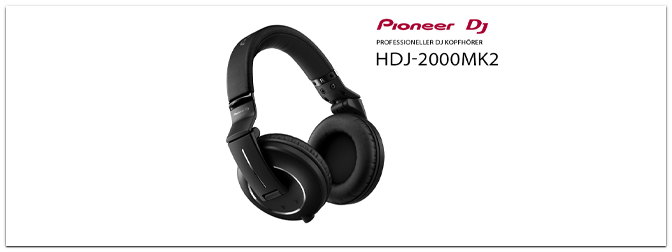 NAMM 2015 – PIONEER präsentiert neuen HDJ-2000MK2 Kopfhörer
