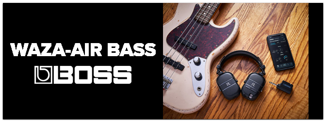 Boss WAZA-AIR Bass – Waza Craft Kopfhörerverstärker für Bassisten