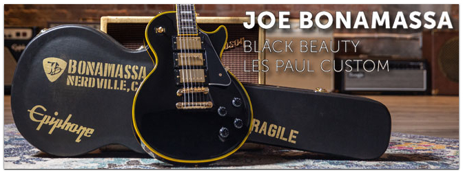 Epiphone Joe Bonamassa Black Beauty Les Paul Custom