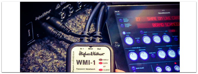Musikmesse 2015 – HUGHES & KETTNER WMI-1 Wireless Midi Interface