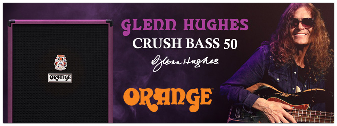ORANGE Glenn Hughes Crush Bass 50 – Limitierter Bassverstärker für den britischen Starbassisten