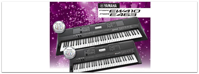 NAMM Show 2018 –  Yamaha PSR-E463 und PSR-EW410 Keyboards