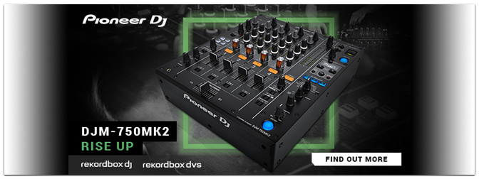 PIONEER DJ präsentiert den DJM-750MK2 4-Kanal-Mixer mit Club-Genen!