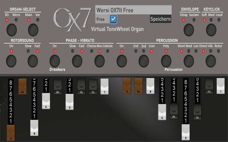 WERSI OAX System Neue Betriebssoftware