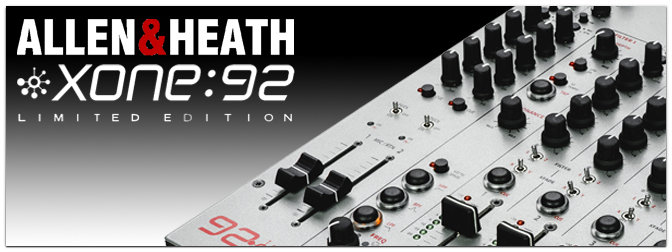 Allen & Heath – Xone:92A – 20th Anniversary – Limited Edition