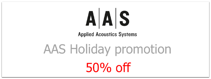 Applied Acoustics Systems Holiday promotion 2014