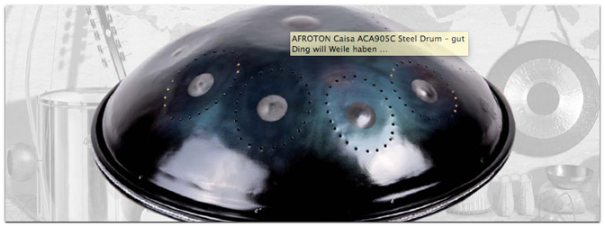 AFROTON Caisa ACA905C Steel Drum – gut Ding will Weile haben …