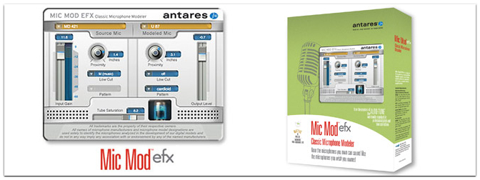 NEU – Antares Mic Mod EFX Microphone Modeler