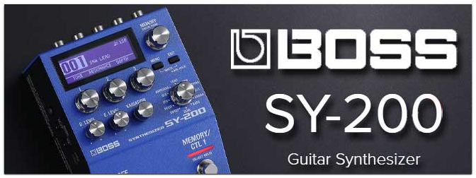 Boss SY-200 Guitar Synthesizer – Guitar Synth Sounds mit polyphonem Tracking