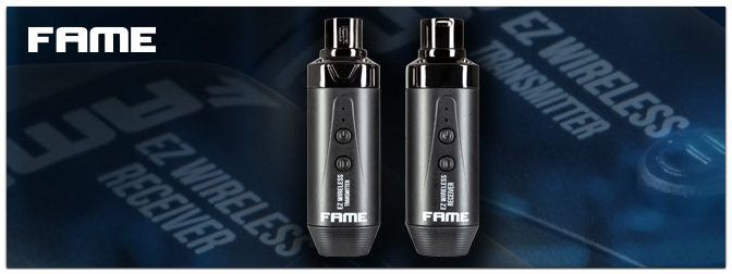 Fame EZ Wireless: Wiederaufladbares XLR- Aufstecksender und – Empfänger System