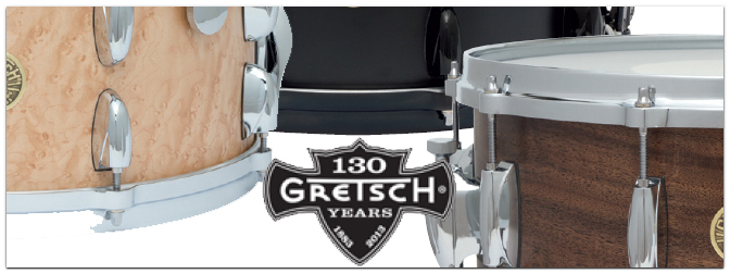 NAMM SHOW 2013 – GRETSCH 130th Anniversary Snare Drums