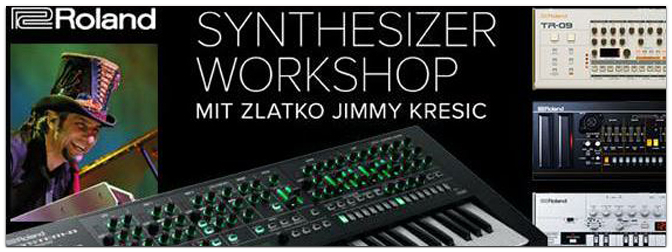 Roland Synthesizer Workshop mit Zlatko Jimmy Kresic