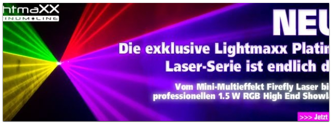 Die neue exklusive LightmaXX Platinum Laser-Serie ist endlich da!