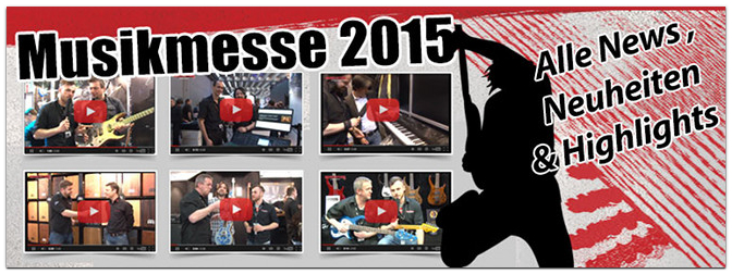 Music Store TV zeigt die Neuheiten der Musikmesse 2015