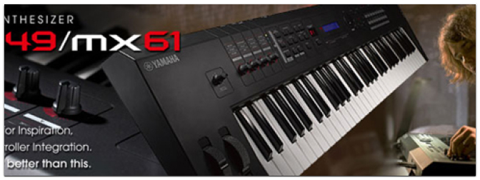 Yamaha stellt die neuen Synthesizer MX49 und MX61 vor