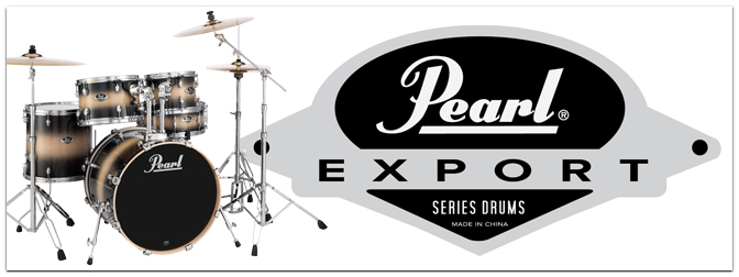 Pearl Export Drums jetzt auch als Kesselsätze erhältlich!