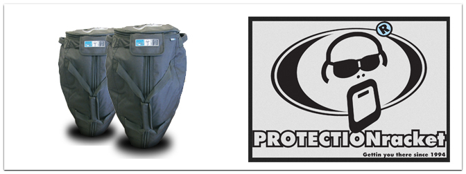 Figurbetont: PROTECTION RACKET Shaped Conga Bags