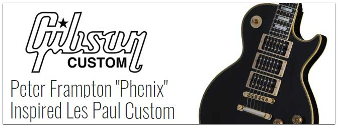 Gibson Peter Frampton „Phenix“ Inspired Les Paul Custom Ebony – Die Rock-Legende kehrt zurück!