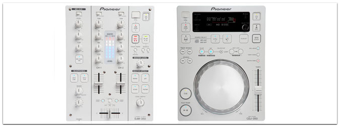 Neu! Pioneer CDJ-350-W und DJM-350-W